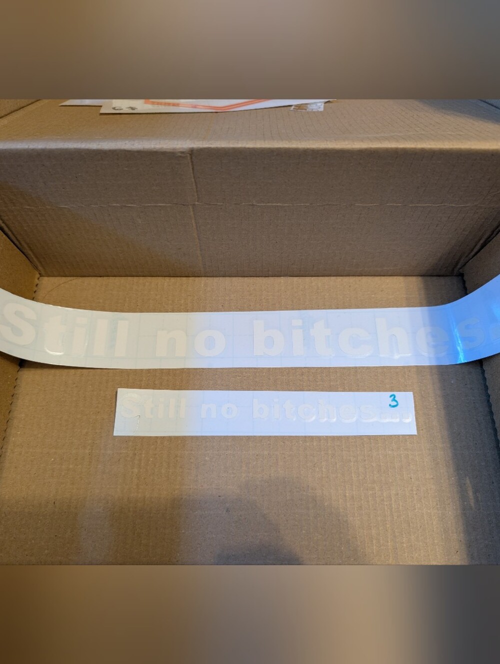 Decal "Still No B"
